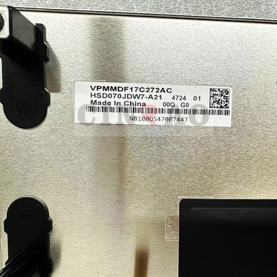 7 pollici 800*480 Display LCD HSD070JDW7-A21 Pannello schermo auto WLED LVDS GPS navigazione