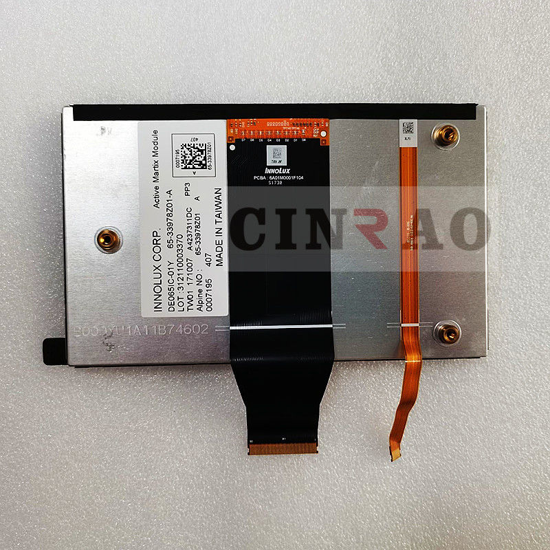 Schermo di visualizzazione a 6,5 pollici di GPS TFT LCD DE065IC-01Y per BMW Mini Car Automotive Naviation
